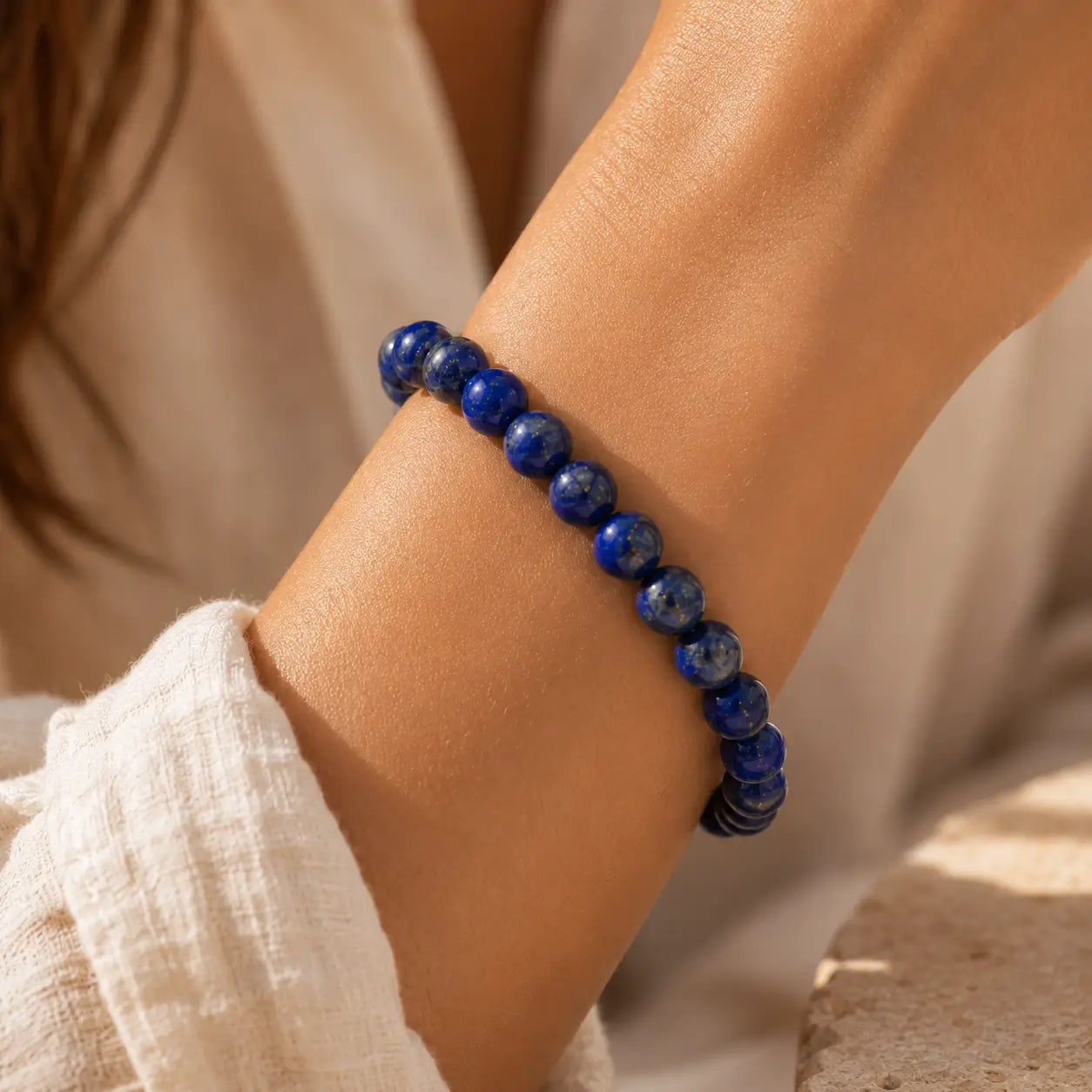 Bracelet en Lapis-Lazuli