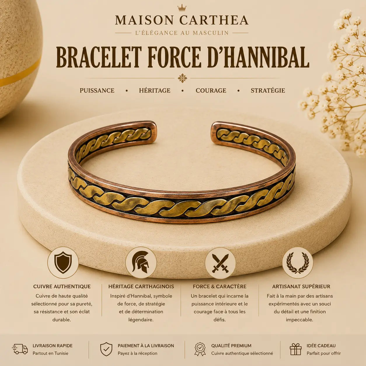 BRACELET FORCE D'HANNIBAL