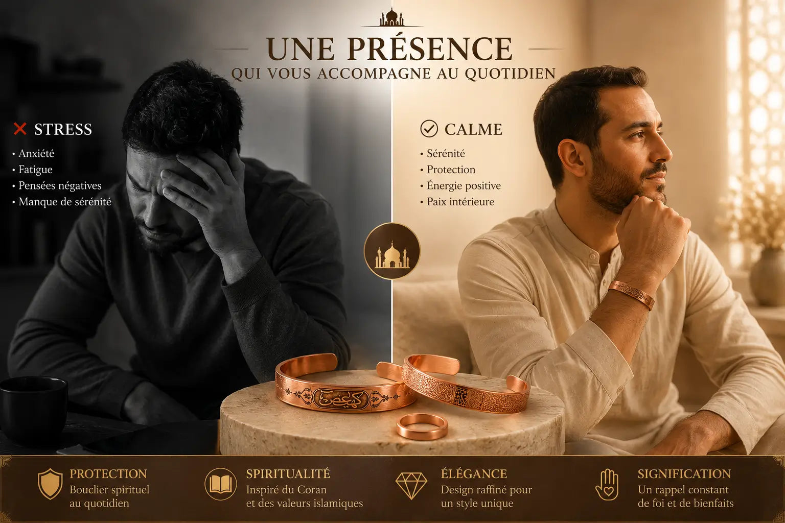 Pack Protection Spirituelle Islamique + Bague Offerte