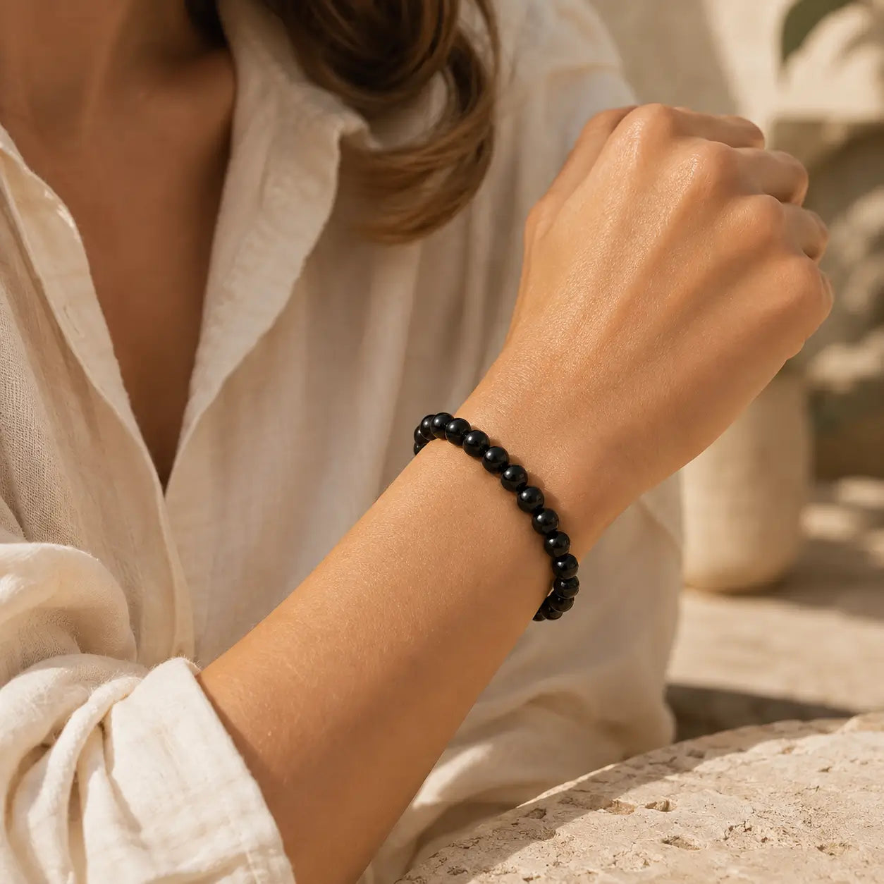 Bracelet en Onyx
