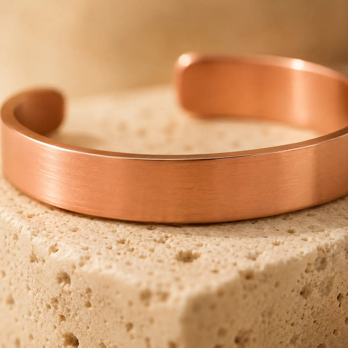 Bracelet en Cuivre Rouge Authentique + Bouteille de Nettoyage Offerte