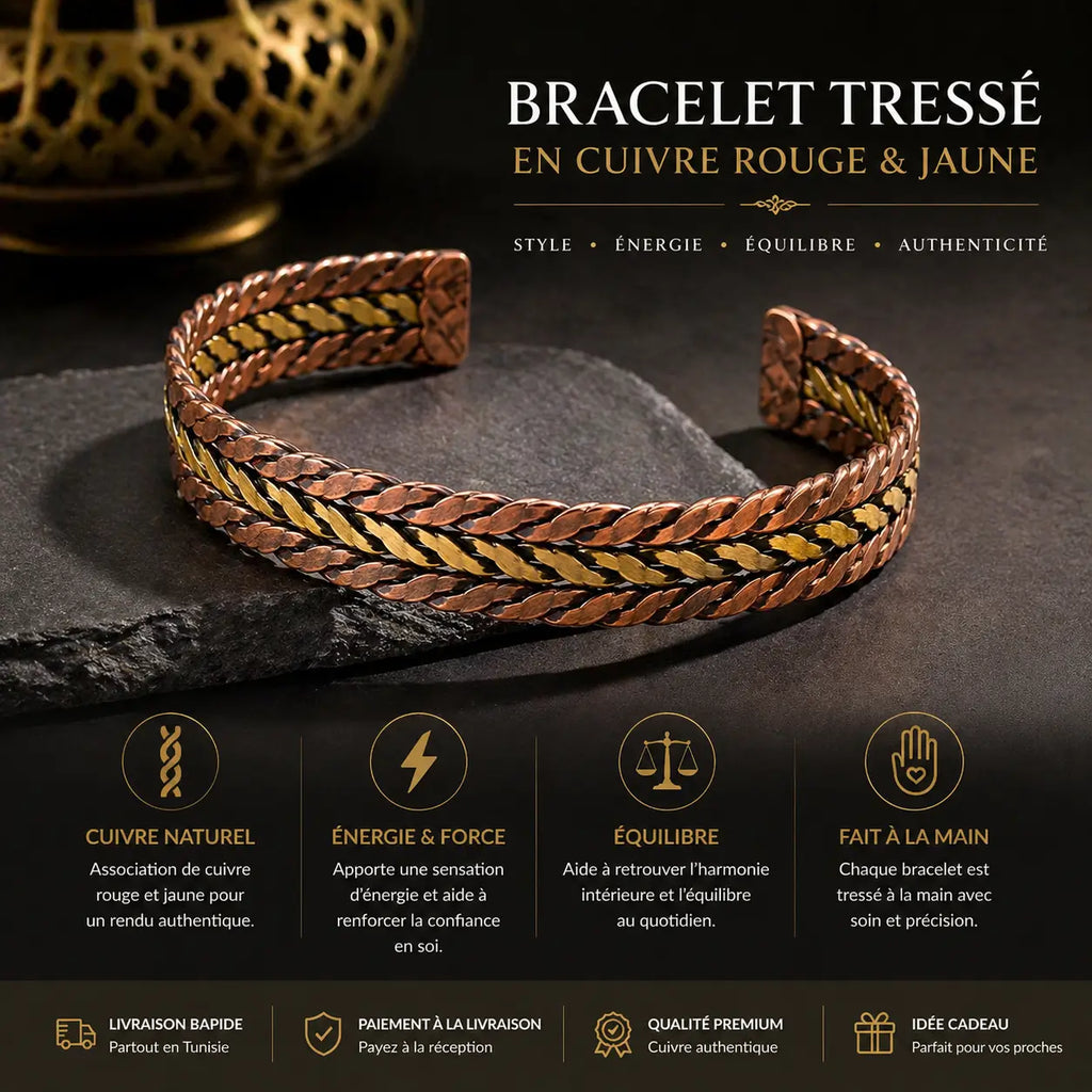BRACELET TRESSÉ CARTHAGO