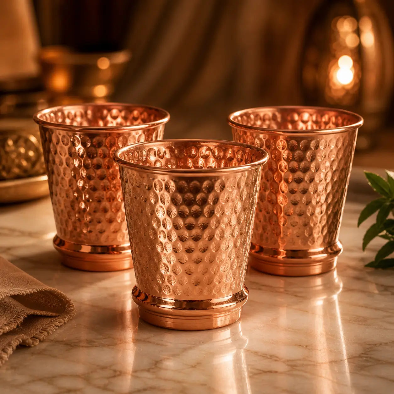 Verre en Cuivre Rouge Premium