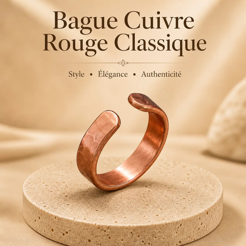 Bague Cuivre Rouge Classique