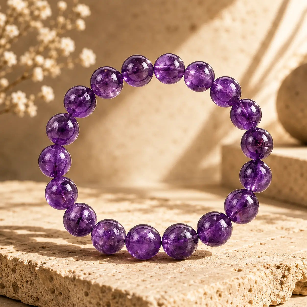 Bracelet en Améthyste