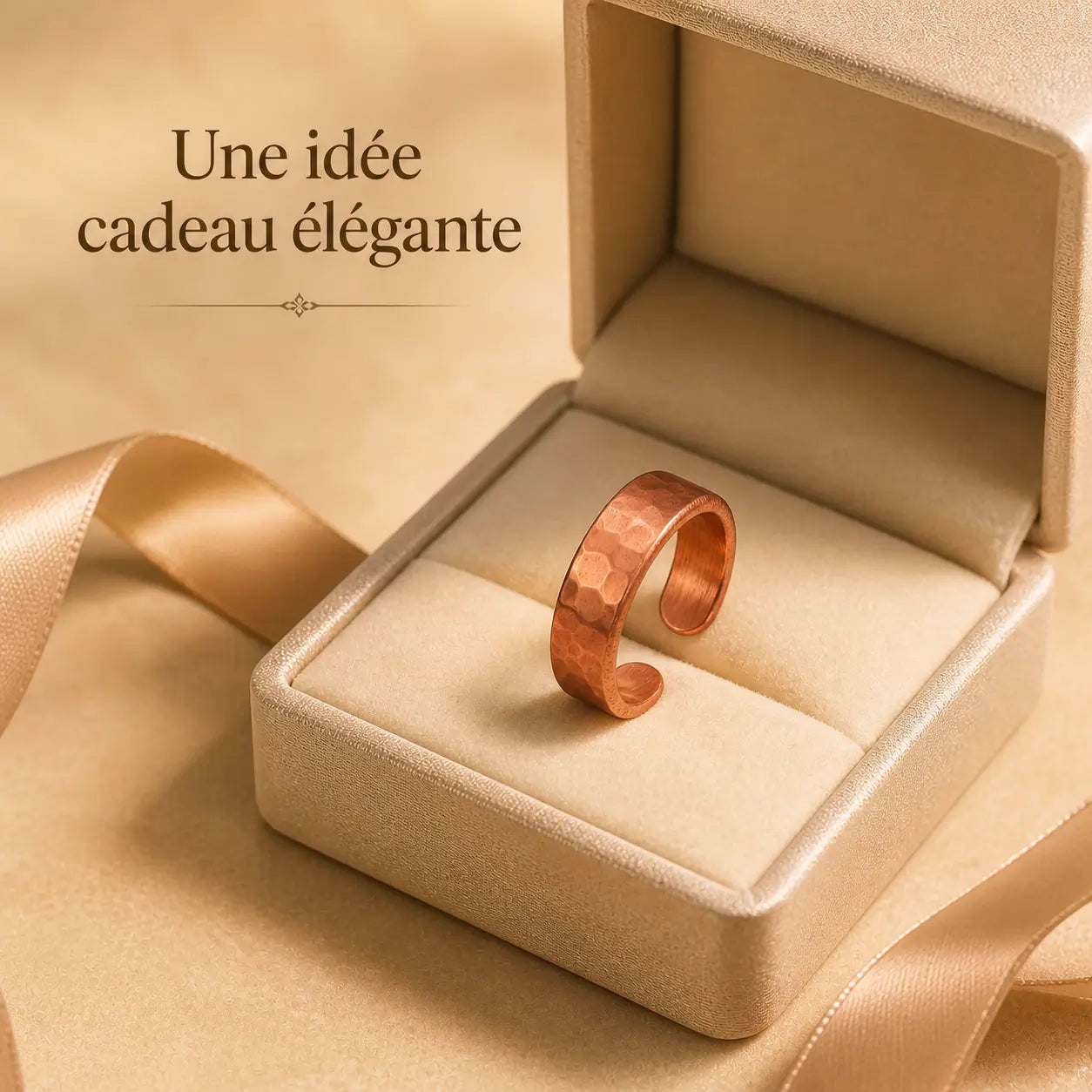 Bague Cuivre Rouge Classique