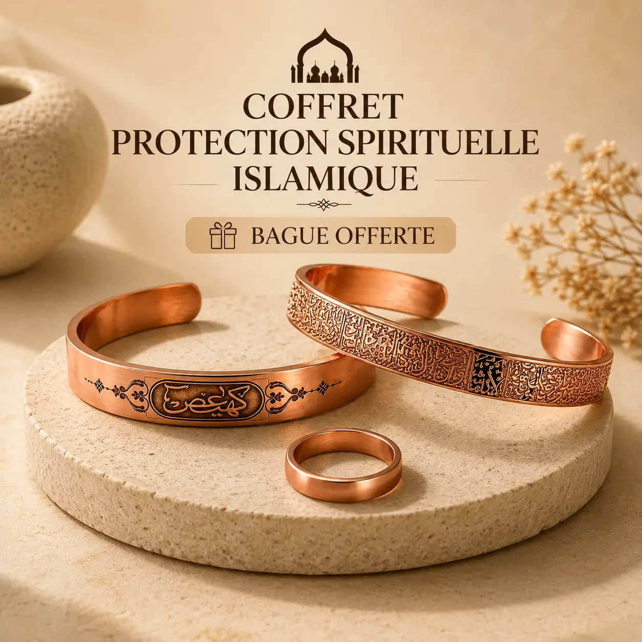 Pack Protection Spirituelle Islamique + Bague Offerte