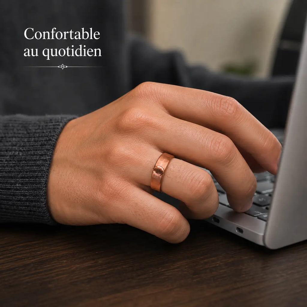 Bague Cuivre Rouge Classique