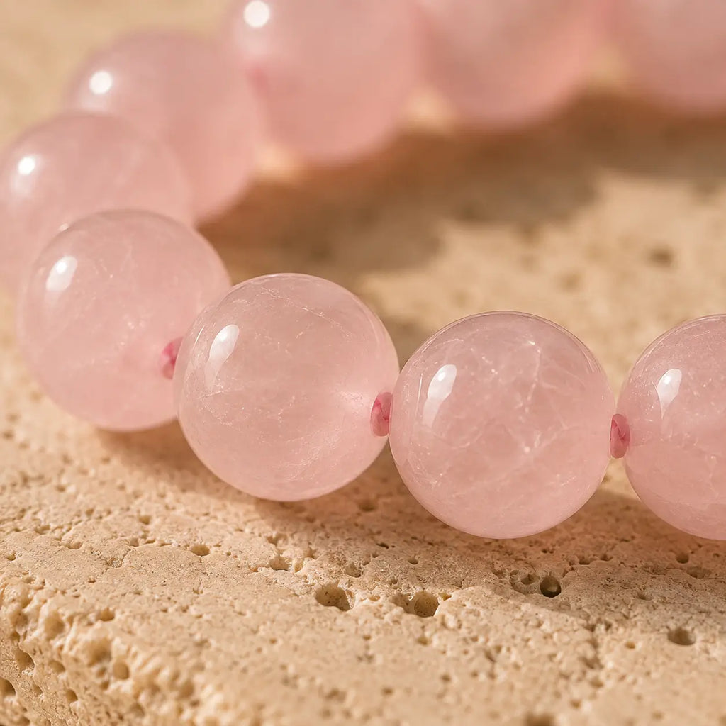 Bracelet en Quartz Rose
