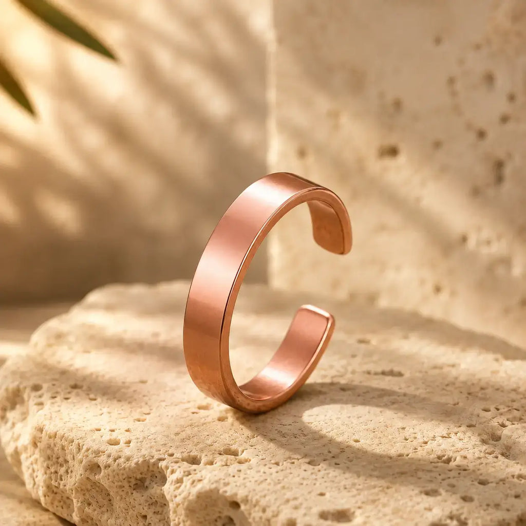 Bague Cuivre Rouge Classique