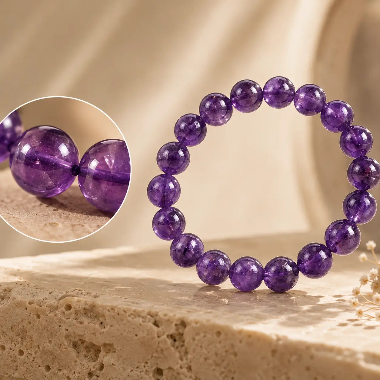 Bracelet en Améthyste