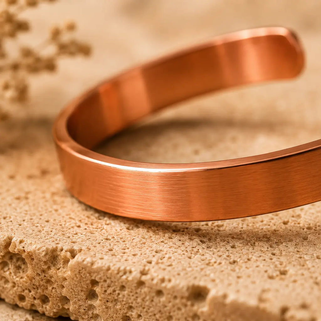 Pack Authentique — 2 Bracelets en Cuivre Rouge + Bague Offerte