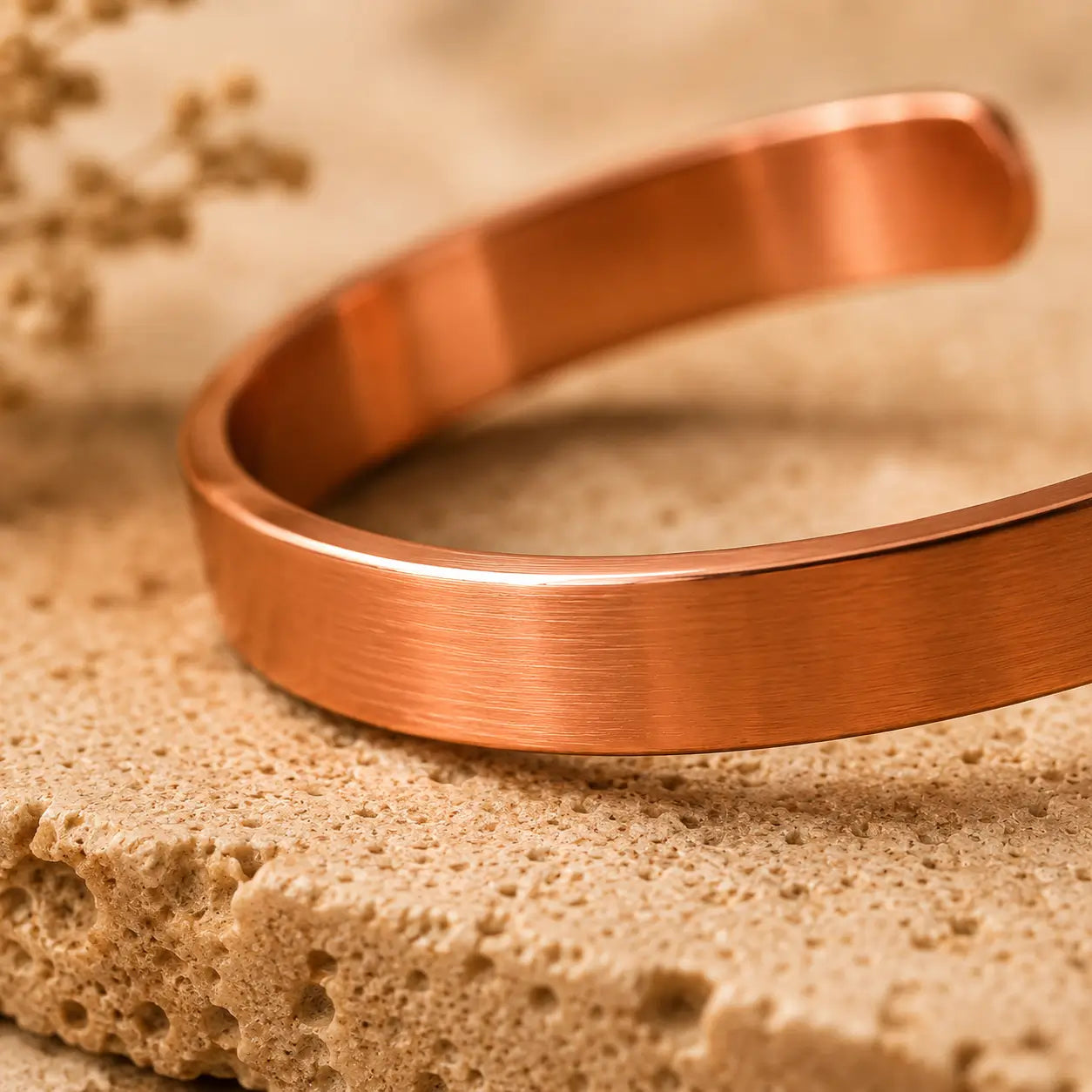 Pack Authentique — 2 Bracelets en Cuivre Rouge + Bague Offerte