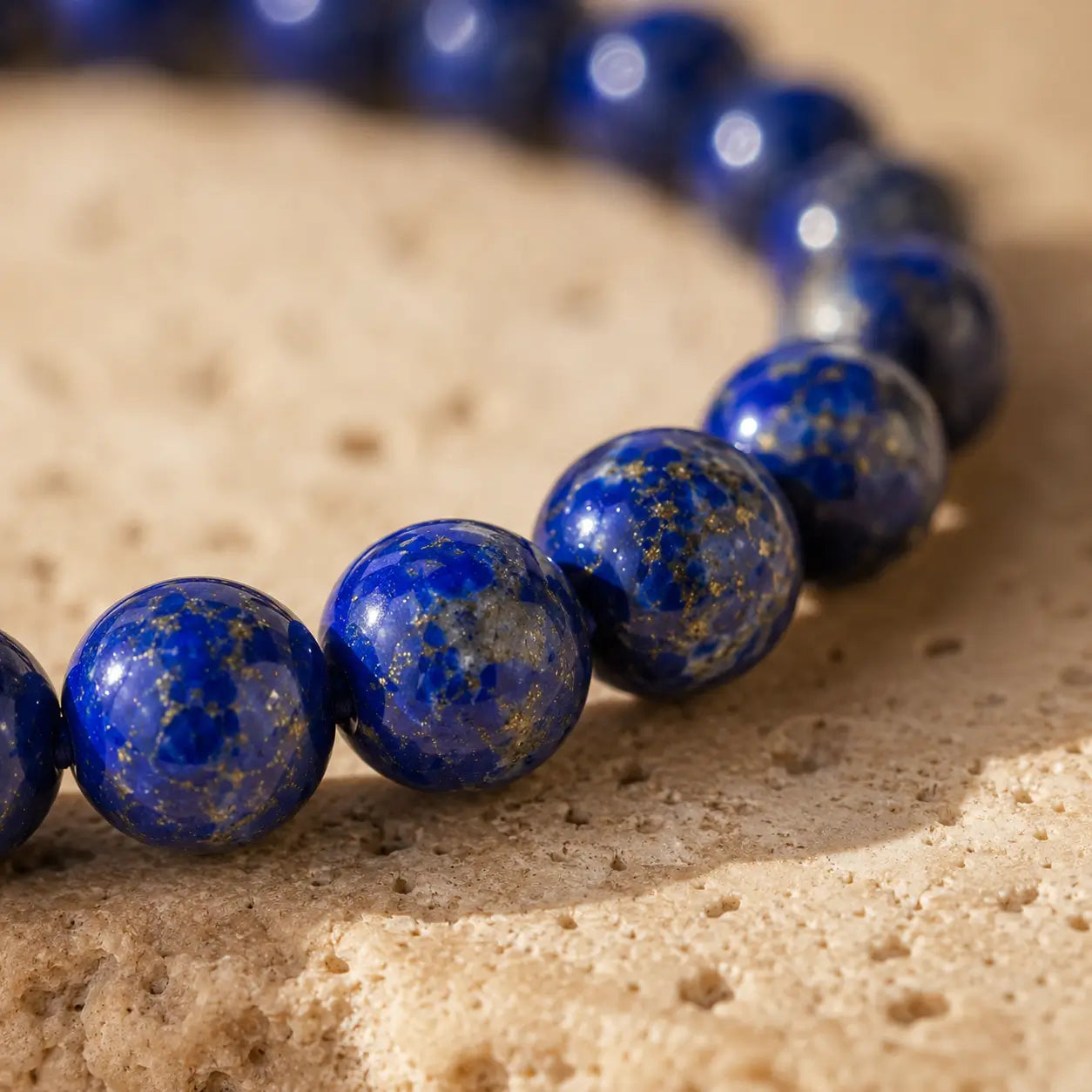 Bracelet en Lapis-Lazuli