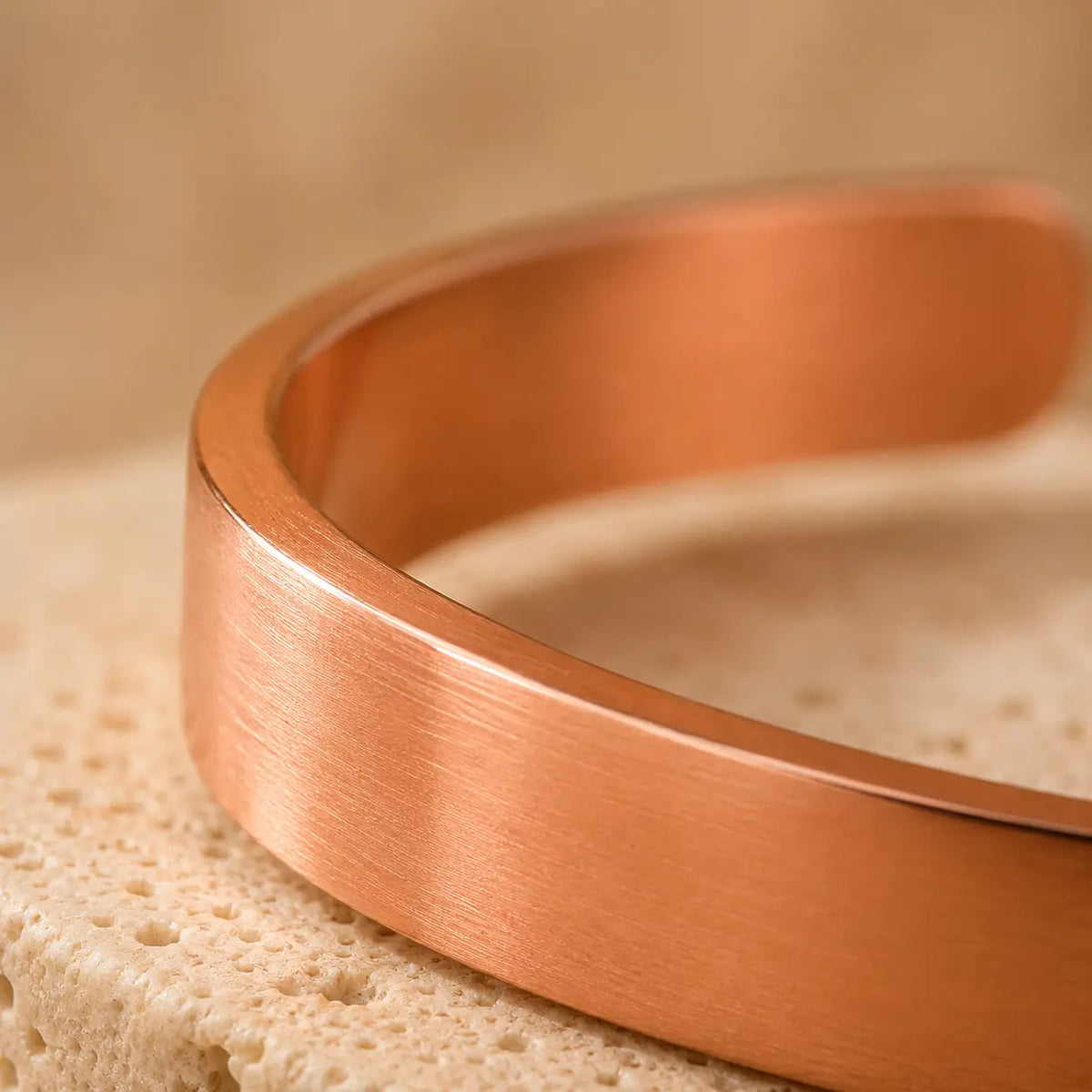 Bracelet en Cuivre Rouge Authentique