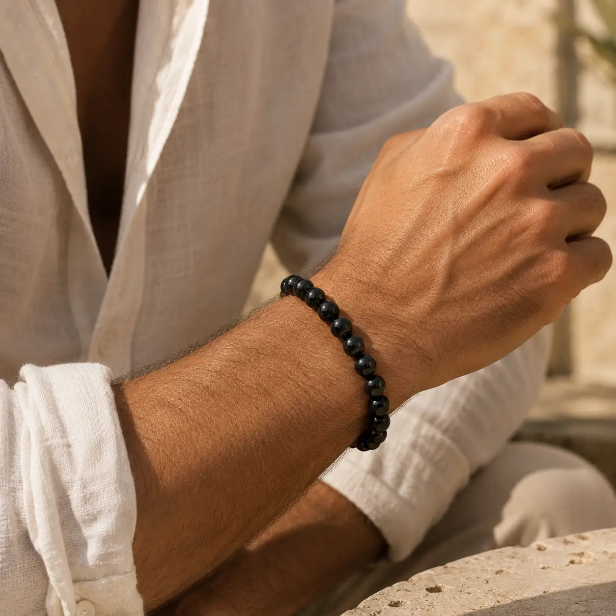 Bracelet en Onyx