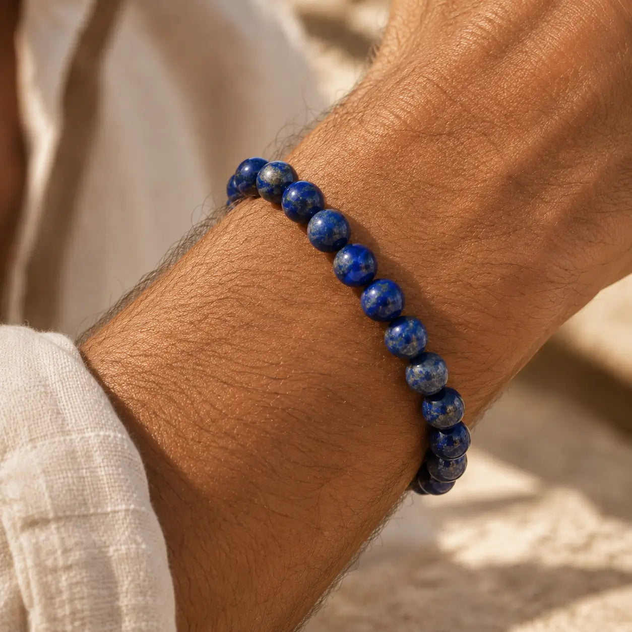 Bracelet en Lapis-Lazuli