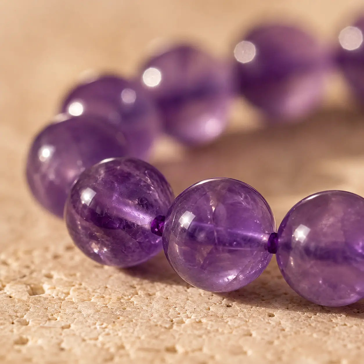 Bracelet en Améthyste