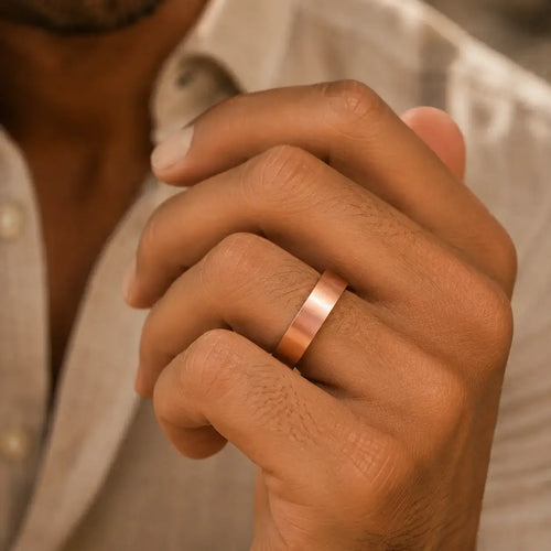 Bague Cuivre Rouge Classique