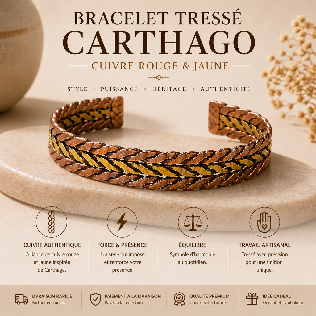 BRACELET TRESSÉ CARTHAGO